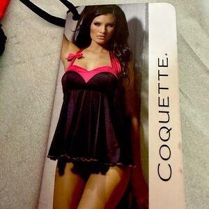 babydoll lingerie with bow!!